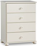 South ShoreSand Castle Four Drawer Chest Pure White - 3660034