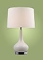 3925-1 - Mary-Kate and Ashley Continuum Collection White Table Lamp SKU# 452263
