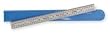 Westward 4KY13 Steel Rule, Flexible, 6In, 32/64ths/0.5/1mm