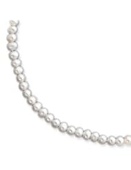 14k 5-5.5mm White Freshwater Onion Cultured Pearl Necklace - WPN050-24"