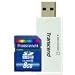 Transcend 8 GB SDHC Class 6 Flash Memory Card with Card Reader TS8GSDHC6-S5W