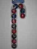 Chicago Cubs 12PK Ornament - Blue/Red