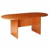 Lorell Laminate Oval Conference Table in Cherry