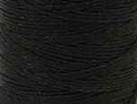 Waxed Irish Linen Crawford Cord 3 Ply 10 Yards BLACK