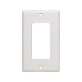 Single Gang Wall Plate Ivory Decorative