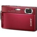 Sony Cybershot DSCT300/R 10.1MP Digital Camera with 5x Optical Zoom with Super Steady Shot (Red)