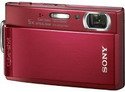 Sony Cybershot DSCT300/R 10.1MP Digital Camera with 5x Optical Zoom with Super Steady Shot (Red)