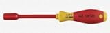 Wiha Tools 32241 Insulated Cushion Grip Nut Driver - 17.0 x 125 mm. by Wiha
