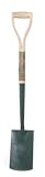 Stockton Heath Forge R420 Forged Border Spade, 28 Inch wood Handle with Wood YD Grip