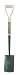 Stockton Heath Forge R420 Forged Border Spade, 28 Inch wood Handle with Wood YD Grip