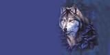 AIRBRUSHED LICENSE PLATES -WOLF - #1568