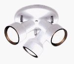 Angelo Brothers 66326  Three-Light Multi-Directional Ceiling Fixture