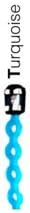 Braced-Lets, Turquoise & Black