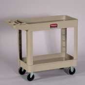 RUB450088BG - Heavy-Duty 2-Shelf Utility Cart