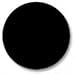 Single Circular Blank Mouse Pad - Black