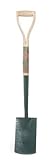 Stockton Heath Forge R400 Forged Digging Spade, Treaded, 32 Inch wood Handle with Wood YD Grip