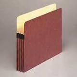 Expanding File Pockets, Letter, Recycled, Expands 3.5', Brown ESSE1524E