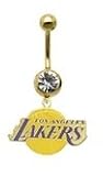Los Angeles Lakers Purple & Gold NBA Sexy Belly Navel Ring