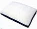 Pet Supplies : White/Black Thick Fleece Pet Bed, Large 24" x 35" x 4.5