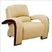 Global Furniture USA Alexander Sofa Chair in Tan Leather