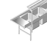 Tubular Overshelf, 12 in W