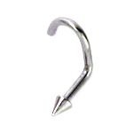Spike Tip Nose Ring / Stud, in 18g (Gauge), Sold Individually