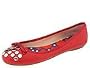 Marc by Marc Jacobs 683175 | Women's Dress Flat Shoes Cherry Calf / Nikel Studs