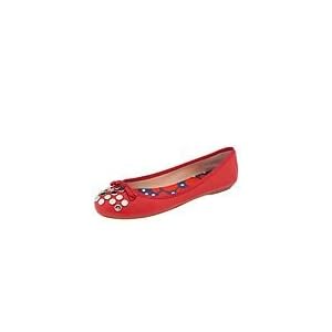 Buy Marc by Marc Jacobs 683175 | Ladies Dress Flat Shoes Cherry Calf Nikel Studs by Marc Marc Jacobs