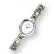 BULOVA Watches:ZALES Ladies' Caravelle by Bulova® Two-Tone Watch with White Dial (Model: 45L71) bulova