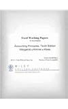 Excel working papers to accompany Accounting principles, 10th ed. [by] Weygandt, Kimmel, Kieso