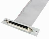 Cables Unlimited SCS-4202-36 SCSI-3 HDB68 Male to Female on bracket (36 Inch, Beige)