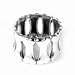 STERLING SILVER dog bone Ring SIZE 8