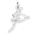Sterling Silver Ballerina Charm