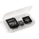 Kingston - Flash memory card ( microSD to SD/mini SD adapters included ) - 512 MB - microSD