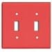 Cooper Wiring 2G Red Switch Plate 5139RD-BOX
