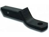 80239 Hidden Hitch Class 3 and 4 (2 inch) Trailer Hitch Receiver Ball Mount/Drawbar - 6,000 LB. GTW, 1 inch Ball Hole, 9 inch Length, 2-3/4 inch Rise, 4 inch Drop, Black