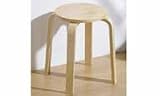 NATURAL ORIGINS ROUND STOOL W/VENIER LEGS