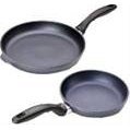 Swiss Diamond Cast-Aluminum Nonstick 8- and 11-Inch Open Fry Pan Set