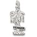 Florida Palm Charm - Gold Plated