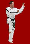 Tae Kwon Do Suit ITF Embroidered -MASTER BLACKBELT Size 3/160