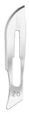 Pack of 5 Swann Morton No. 20 Surgical scalpel blades for model makers and crafts