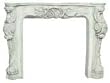 Dollhouse Miniature Grey Ornate Fireplace Front