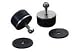 Kentrol Hood Bumpers w/ Stainless Ring (pair) 1997-2010 Jeep Wrangler JK, TJ & Unlimited TJl 30506