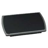 Adjustable Footrest, Nonslip Surface, 22W X14D, Charcoal/Black