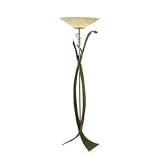 Meyda Tiffany Nehoc Metro Glass Torchiere