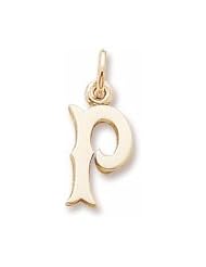 Rembrandt Charms Letter P Charm