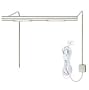13-Inch Ultra-Slim Halogen Picture Light, Nickel Finish