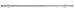 Kimco Rail-way 60cm Rail with Mounting Posts & Wall-fixings, Chrome