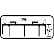 M-D Building Products 82594 35-3/4-Inch Replacement Door Bottom Fits Pease Doors, Beige