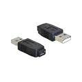 DeLOCK Adapter USB micro-A+B female to USB2.0-A male, USB micro-A+B, USB 2.0 A, Negro